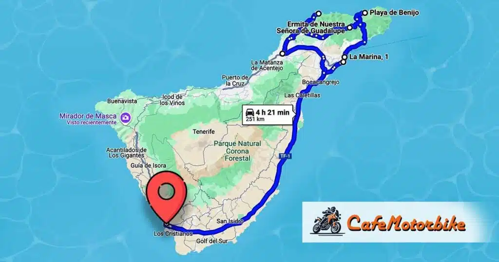 7) Motorradabenteuer auf Teneriffa: Von Santa Cruz nach Valle Guerra