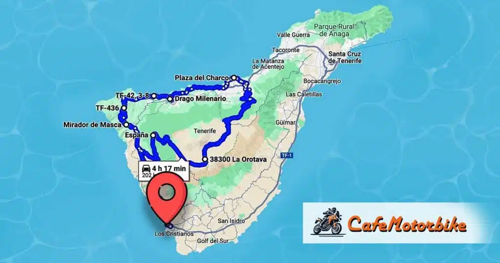 5) Percorso panoramico in moto: Dal Teide a Masca