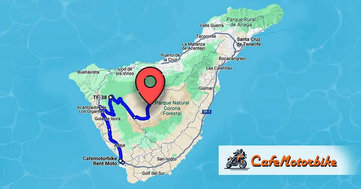 4) Ruta en moto al Teide con Teleférico